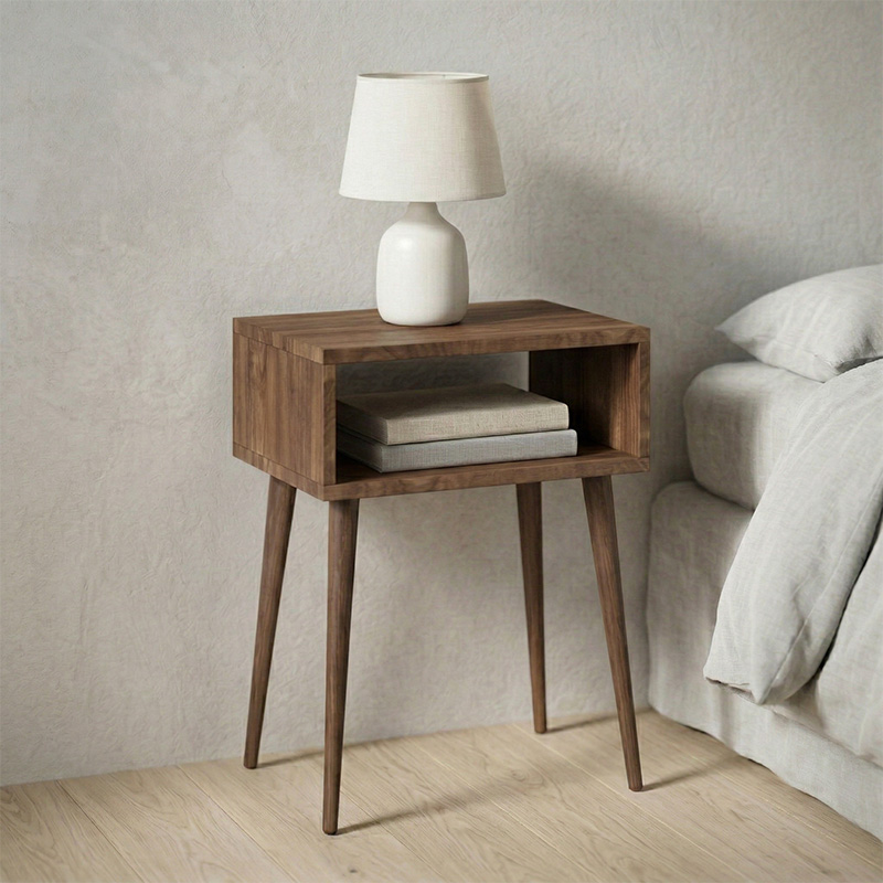 GP026-01183-0 Κομοδίνο Gola Megapap χρώμα καρυδί 45x30x58εκ. - Image 1