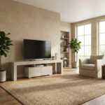 Έπιπλο τηλεόρασης Woodra Megapap χρώμα travertine 180x31,3x50,2εκ. - Image 8