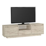 Έπιπλο τηλεόρασης Lumbera Megapap χρώμα travertine 160x29,5x42εκ. - Image 8