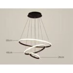 SE LED 60 DAMITA BLACK PENDANT 60-40-20x100cm 70W 3CCT WITH MEMORY IP20 2 YEARS WARRANTY Α2 - Image 3