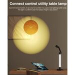 GLOBOSTAR® DESTINY GLB-106-0020 Επιτραπέζιο Φωτιστικό Πορτατίφ με RF Ασύρματο Χειριστήριο & Λειτουργία μέσω WiFi APP LED 10W 600lm 180° AC 220-240V IP20 Πολύχρωμο RGB Dimmable - Sanan SMD Chip - Μαύρο - Μ14 x Π14 x Υ50cm - 2 Χρόνια Εγγύηση - Image 7