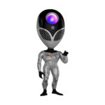 GLOBOSTAR® GALAXY GLB-106-0021 Επιτραπέζιο Φωτιστικό Πορτατίφ Προτζέκτορας Starry Sky με RF Ασύρματο Χειριστήριο LED 6W 360lm 180° AC 220-240V IP20 Πολύχρωμο RGB Dimmable - Sanan SMD Chip - Μαύρο - Μ13 x Π13 x Υ31cm - 2 Χρόνια Εγγύηση