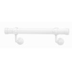 κουπαστή τοίχου Φ35 λευκή με στηρίγματα