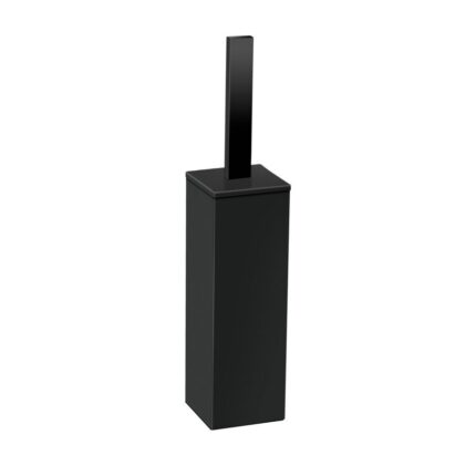 Πιγκάλ Μπάνιου Τετράγωνο Black Mat Δαπέδου 8x8x39.5cm