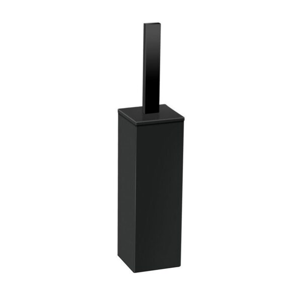 Πιγκάλ Μπάνιου Τετράγωνο Black Mat Δαπέδου 8x8x39.5cm