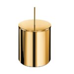 Χαρτοδοχείο Μπάνιου Δαπέδου 5Lt - 205x400mm Ορειχάλκινο Gold 24k polished