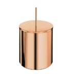 Χαρτοδοχείο Μπάνιου Δαπέδου 5Lt - 205x400mm Ορειχάλκινο Rose Gold 24k polished