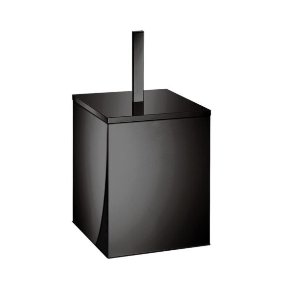 Χαρτοδοχείο Μπάνιου Δαπέδου gun metal polished Τετράγωνο 18x18x40cm