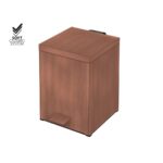 Χαρτοδοχείο Μπάνιου Τετράγωνο Old Copper Mat Soft Close Δαπέδου 18x25x26.5cm