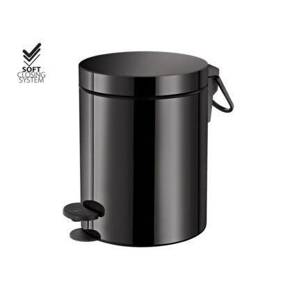 Χαρτοδοχείο 3lt- 5lt Soft Closing System gun metal polished