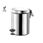 Χαρτοδοχείο 3Lt -5lt Δαπέδου Μπάνιου Inox Soft Closing