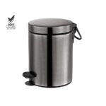 Χαρτοδοχείο 3lt- 5lt Δαπέδου Μπάνιου Soft Closing gun metal brushed