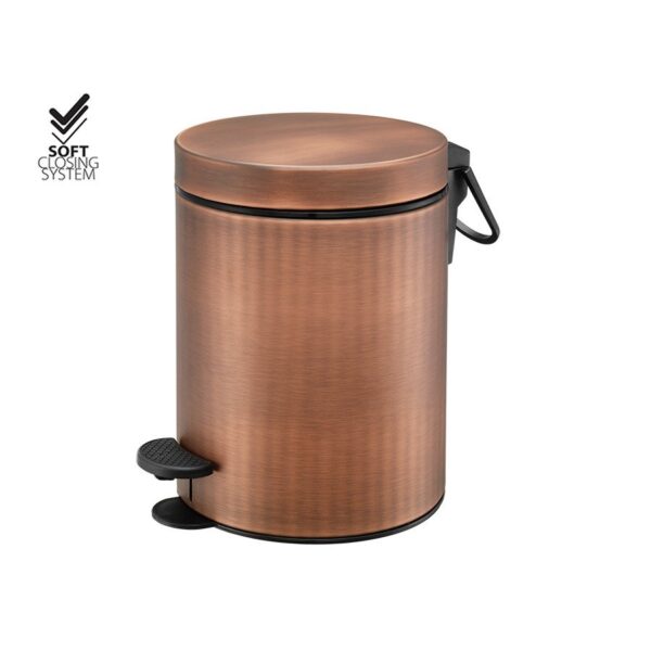 Χαρτοδοχείο 3lt -5lt Soft Closing System old copper mat