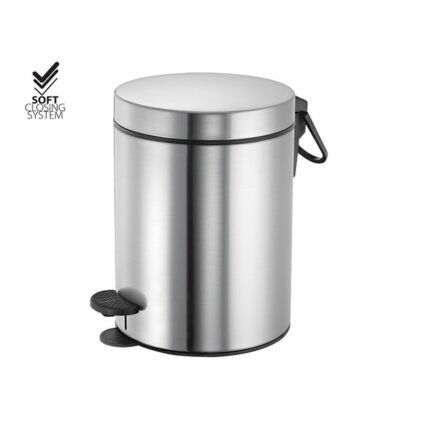 Χαρτοδοχείο 3Lt -5lt Δαπέδου Μπάνιου Inox Soft Closing