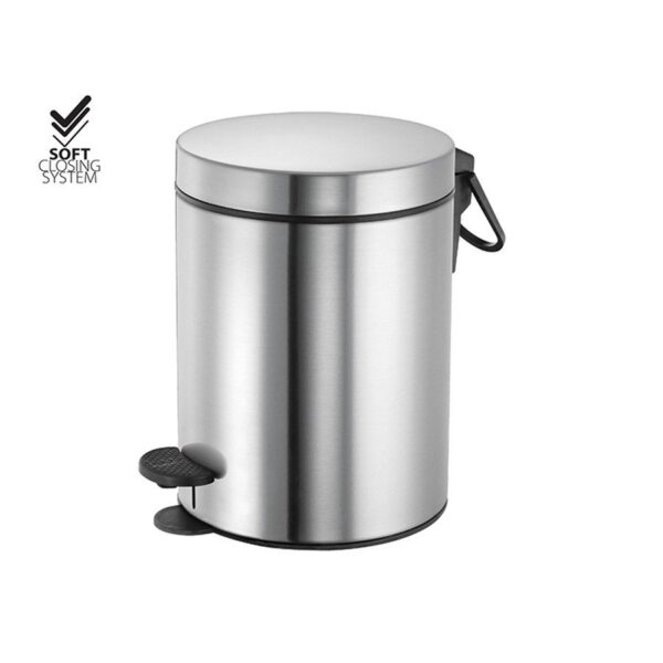 Χαρτοδοχείο 3Lt -5lt Δαπέδου Μπάνιου Inox Soft Closing