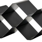 Zone Denmark Κάβα Ποτών 9 Θέσεων Μεταλλική 51,3x20x16,9 - Rocks Black