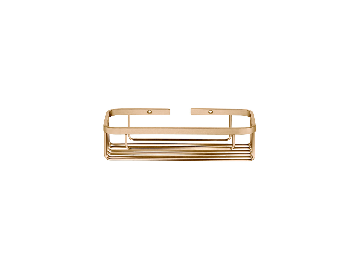 00003-PVD-01BR Παραλληλόγραμμη Θήκη Ντους PVD Warm Bronze Brushed SANCO - Image 1