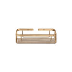 Παραλληλόγραμμη Θήκη Ντους PVD Warm Bronze Polished SANCO