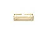 Παραλληλόγραμμη Θήκη Ντους PVD Golden Brass Polished SANCO