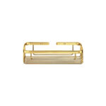 Παραλληλόγραμμη Θήκη Ντους PVD Golden Brass Polished SANCO