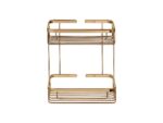 Παραλληλόγραμμη Θήκη Ντους PVD Warm Bronze Polished SANCO