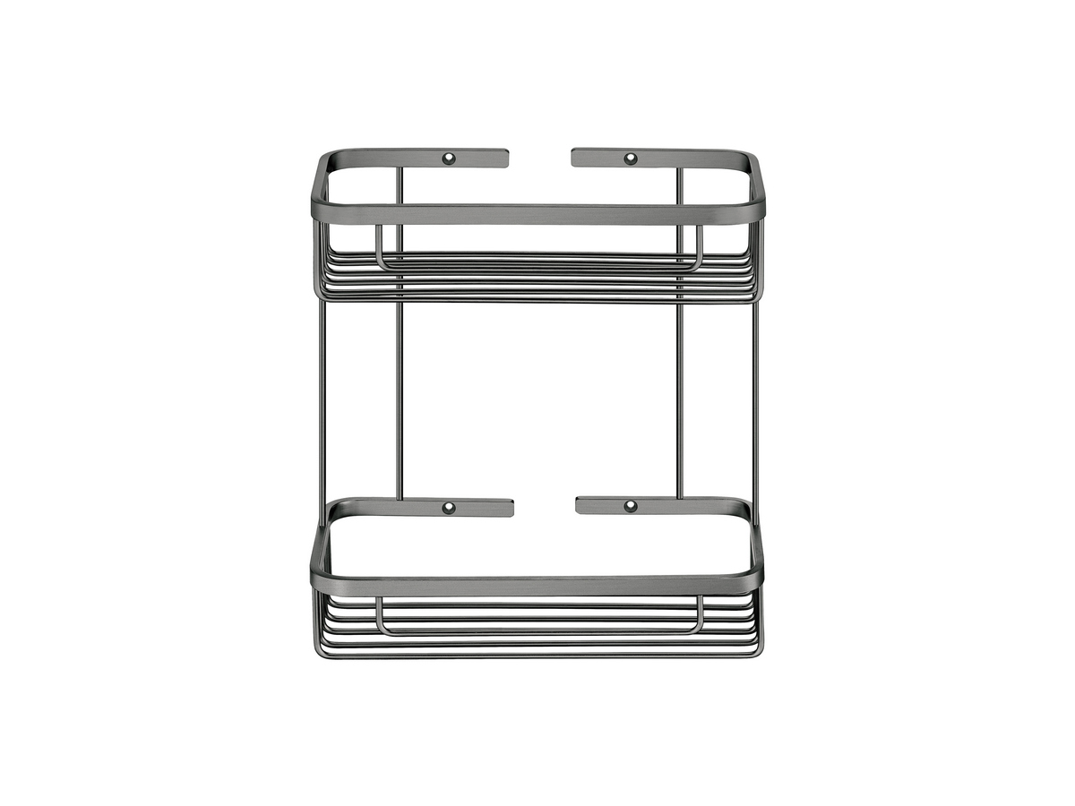 00004-PVD-05BR Παραλληλόγραμμη Θήκη Ντους PVD Gun Metal Brushed SANCO - Image 1