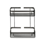 Παραλληλόγραμμη Θήκη Ντους PVD Gun Metal Polished SANCO