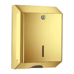Paper towel dispenser (AISI 304) PVD Golden Brass Polished SANCO