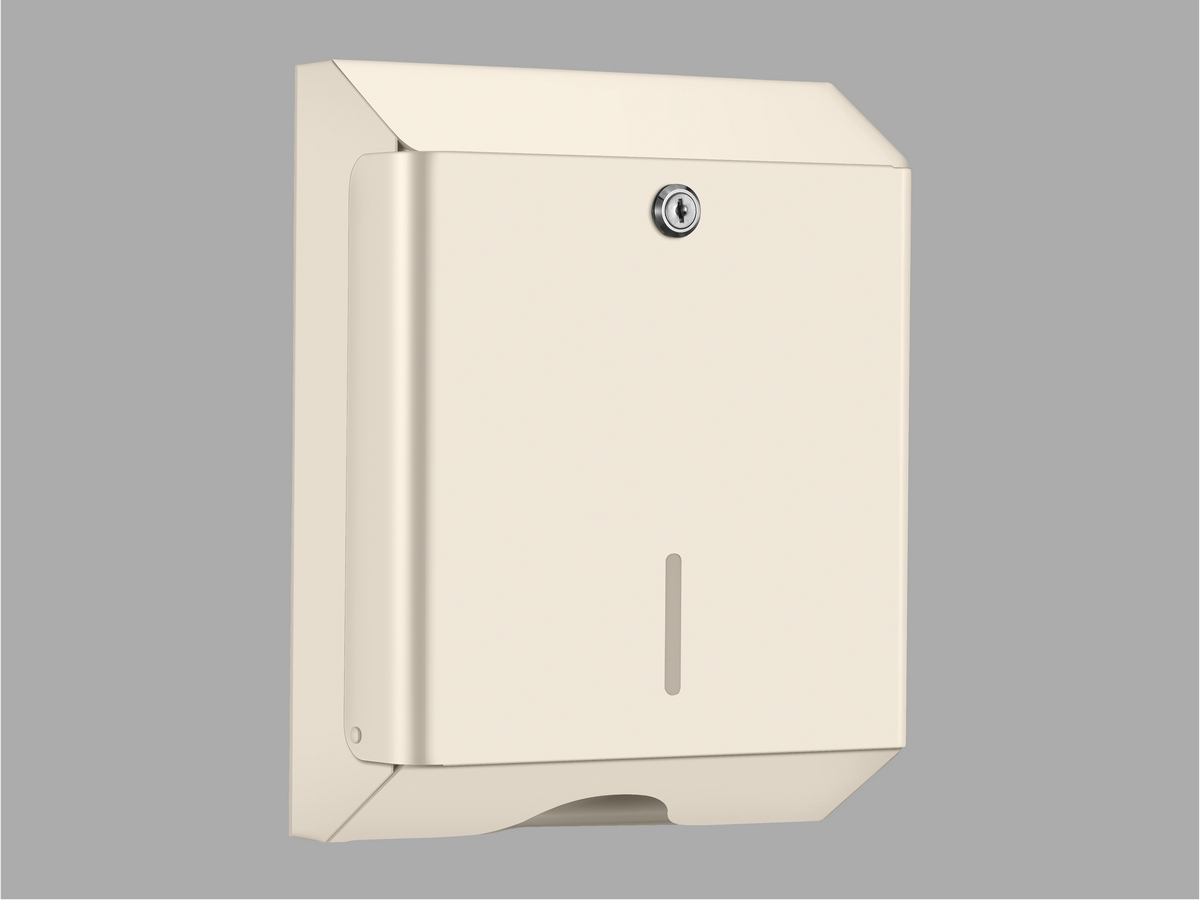 00099-Μ102 Paper towel dispenser (AISI 304) Μπεζ Ματ SANCO - Image 1