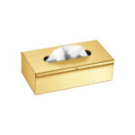 Tissue Box Free standing | Wall mounted (AISI 304) PVD Golden Brass Brushed SANCO