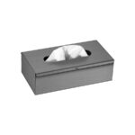 Tissue Box Free standing | Wall mounted (AISI 304) PVD Gun Metal Brushed SANCO