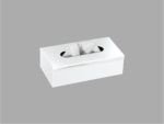 Tissue Box Free standing | Wall mounted (AISI 304) Λευκό Ματ SANCO