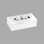 Tissue Box Free standing | Wall mounted (AISI 304) Λευκό Ματ SANCO