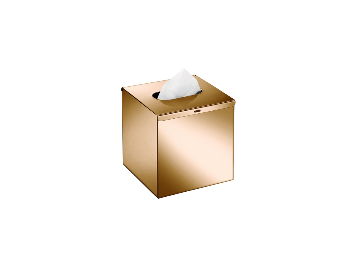 00106-PVD-01PL Tissue Box Free standing | Wall mounted (AISI 304) PVD Warm Bronze Polished SANCO - Image 1