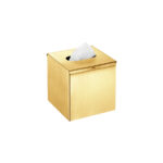 Tissue Box Free standing | Wall mounted (AISI 304) PVD Golden Brass Brushed SANCO