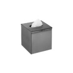 Tissue Box Free standing | Wall mounted (AISI 304) PVD Gun Metal Brushed SANCO