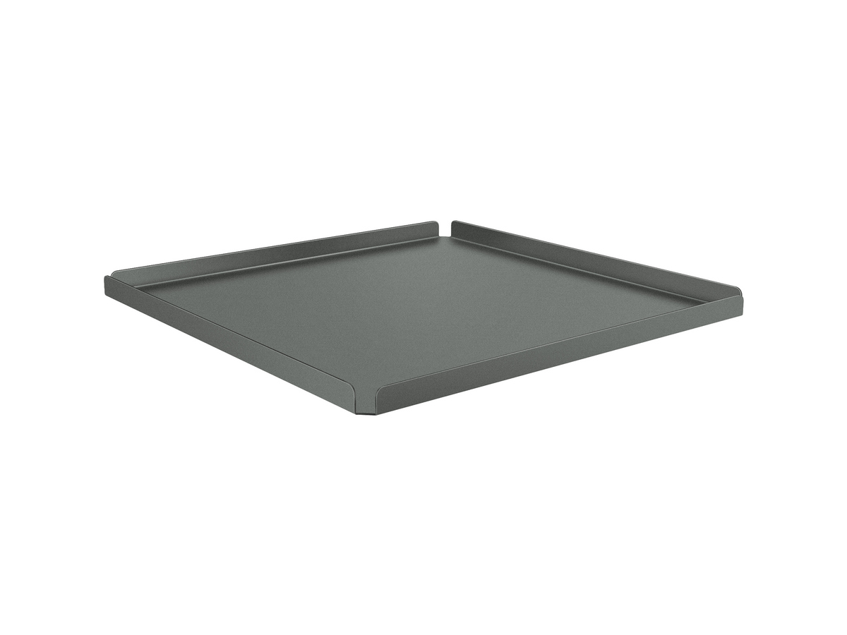 00134-Μ118 Coffee tray (AISI 304) Ανθρακί Grain SANCO - Image 1