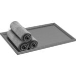Guest Towel Tray PVD Gun Metal Brushed SANCO