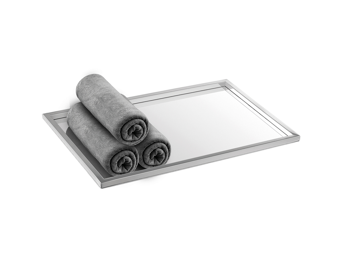 00136-Α03 Guest Towel Tray Χρωμέ SANCO - Image 1