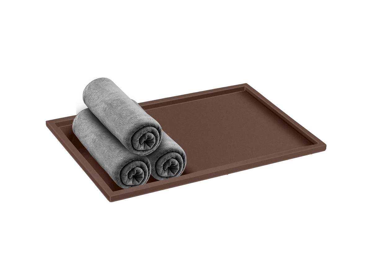 00136-Α75 Guest Towel Tray Wenge Grain SANCO - Image 1