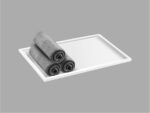 Guest Towel Tray Λευκό Ματ SANCO