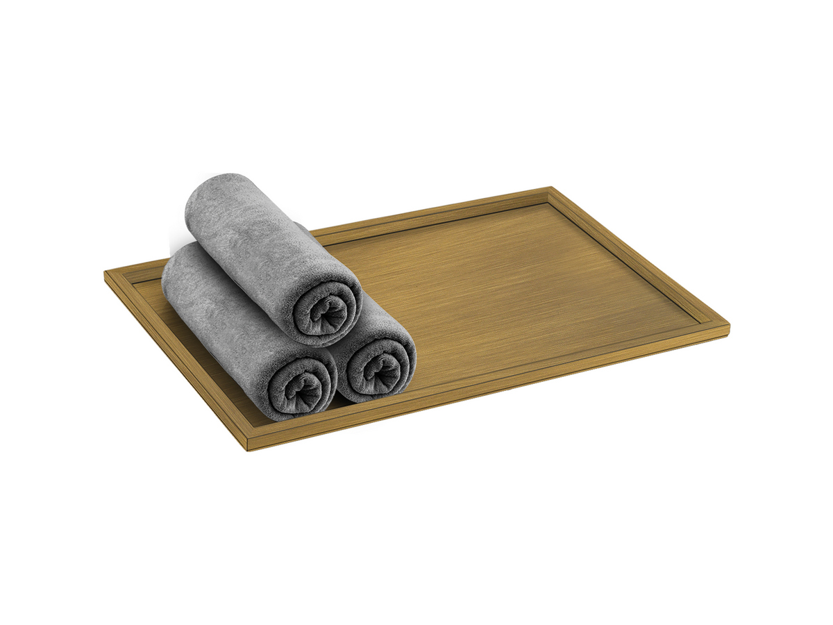 00136-Μ25 Guest Towel Tray Bronze Mat SANCO - Image 1