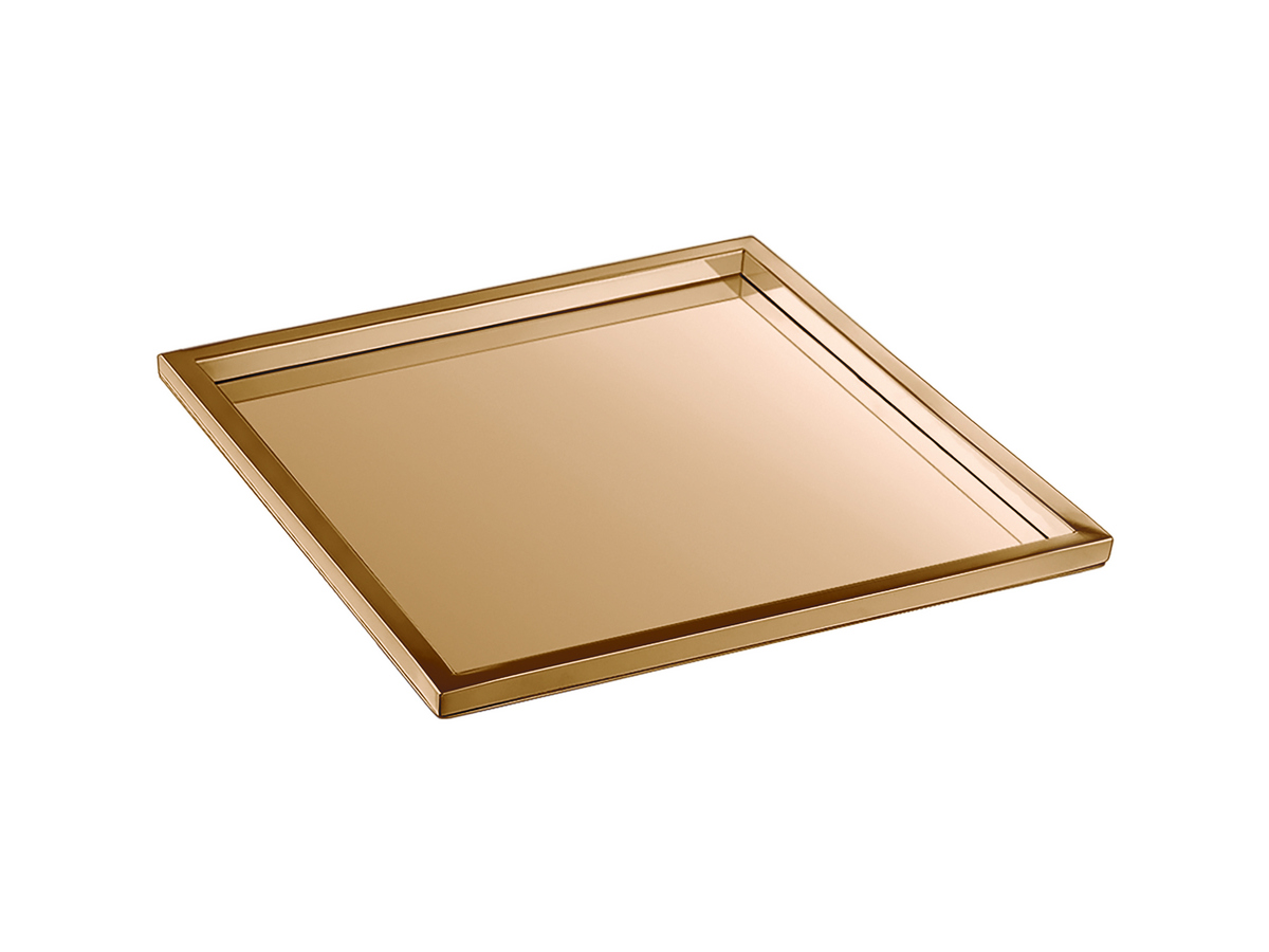 00137-PVD-01PL Coffee Tray PVD Warm Bronze Polished SANCO - Image 1