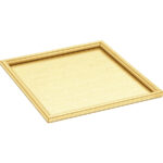 Coffee Tray PVD Golden Brass Brushed SANCO