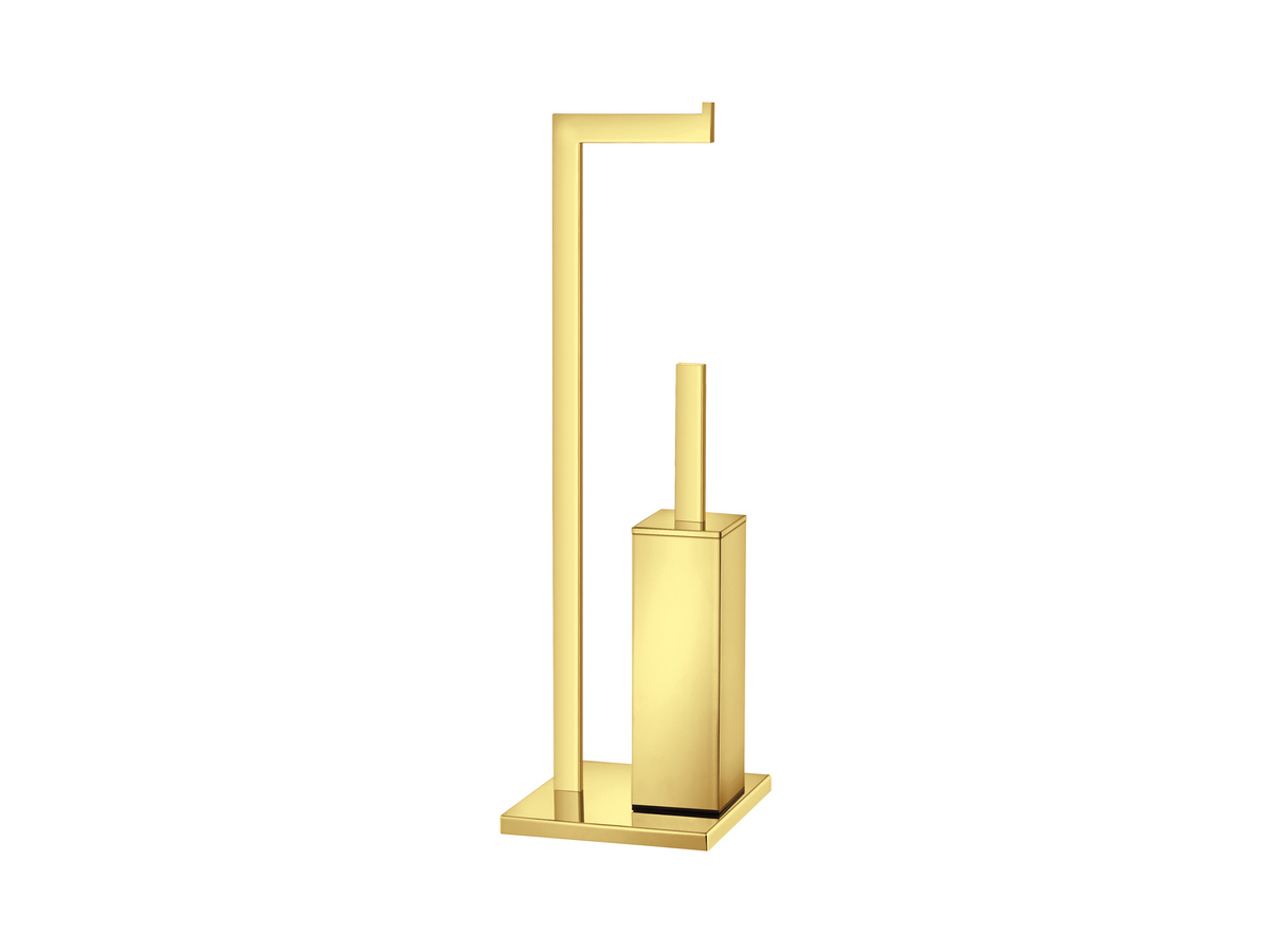 00544-PVD-02PL Βούρτσα Τουαλέτας PVD Golden Brass Polished SANCO - Image 1
