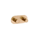 Διπλό Άγκιστρο Μπουρνουζιού PVD Warm Bronze Brushed SANCO