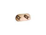 Διπλό Άγκιστρο Μπουρνουζιού PVD Warm Bronze Polished SANCO