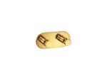 Διπλό Άγκιστρο Μπουρνουζιού PVD Golden Brass Polished SANCO