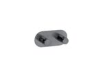 Διπλό Άγκιστρο Μπουρνουζιού PVD Gun Metal Brushed SANCO