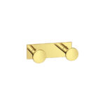 Διπλό Άγκιστρο Μπουρνουζιού PVD Golden Brass Polished SANCO